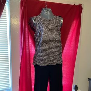 Classy Multicolored Sweater Shell Vest